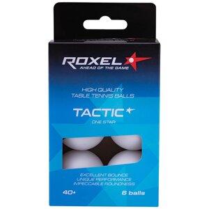 Мячи для настольного тенниса Roxel Tactic 1* (белый)