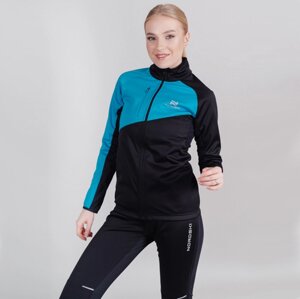 Куртка лыжная женская Nordski Premium (черный/синий) (арт. NSW801170)