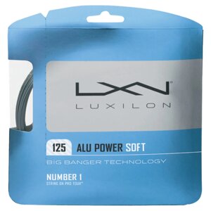 Струна теннисная Luxilon Alu Power Soft Silver 1.25/12.2 м (серебристый) (арт. WRZ990101) в Минске от компании Интернет-магазин товаров для спорта и туризма ГРИФ-СПОРТ