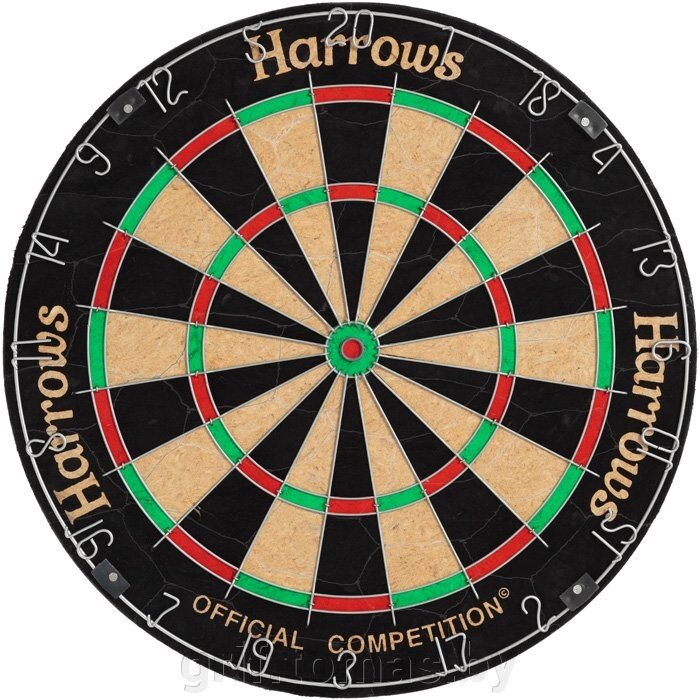 Дартс Harrows Official Competition 18 дюймов (сизалевая мишень) (арт. 840HREA308) - акции