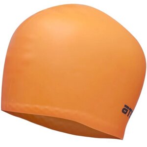 Шапочка для плавания для длинных волос Atemi (оранжевый) (арт. LC-08)