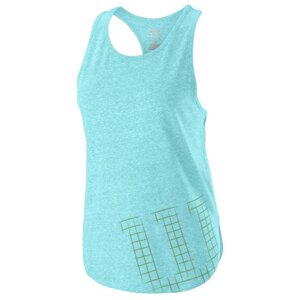 Майка спортивная женская Wilson Stencil Tech Tank Women (голубой) (арт. WRA775601)