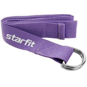 Ремень для йоги Starfit Core (фиолетовый) (арт. YB-100-PU)