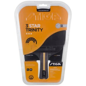 Ракетка для настольного тенниса Stiga Trinity 3* (арт. 1213-3616-01) в Минске от компании ГРИФ-СПОРТ - товары для спорта, туризма и активного отдыха
