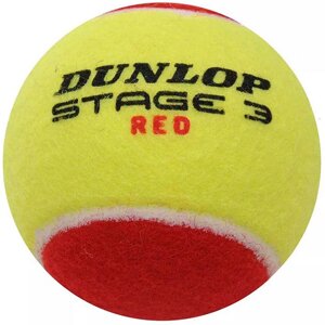 Мячи теннисные Dunlop Stage 3 Red (1 мяч) (арт. 601344/1) в Минске от компании Интернет-магазин товаров для спорта и туризма ГРИФ-СПОРТ