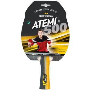 Ракетка для настольного тенниса Atemi 500 Training 3* (арт. A500) в Минске от компании Интернет-магазин товаров для спорта и туризма ГРИФ-СПОРТ