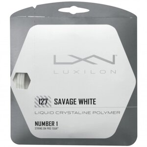 Струна теннисная Luxilon Savage 1.27/12.2 м (белый) (арт. WRZ994400)