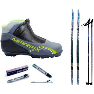 Комплект беговых лыж STC с палками, креплением NNN и ботинками Marax MXN-400 (арт. Kompl-NNN-400) в Минске от компании Интернет-магазин товаров для спорта и туризма ГРИФ-СПОРТ