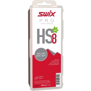 Парафин безфтористый Swix HS8 Red -4C/+4С, 180 гр (арт. HS08-180)