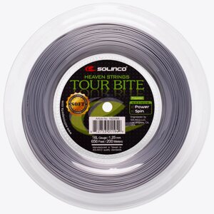 Струна теннисная Solinco Tour Bite Soft 1.3/200 м (серый) (арт. 1920059)