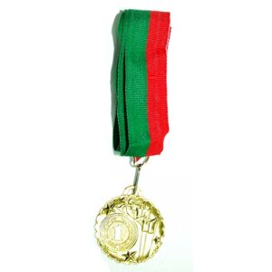 Медаль 5.0 см (золото) (арт. 5,0-FL) в Минске от компании Интернет-магазин товаров для спорта и туризма ГРИФ-СПОРТ
