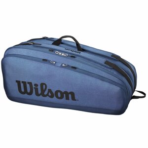 Чехол-сумка Wilson Tour Ultra на 12 ракеток (синий) (арт. WR8024001001) в Минске от компании Интернет-магазин товаров для спорта и туризма ГРИФ-СПОРТ