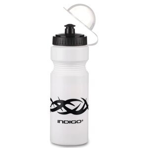 Бутылка спортивная с защитой от пыли Indigo Tattoo 0,75 л (арт. IN036-T-WH)