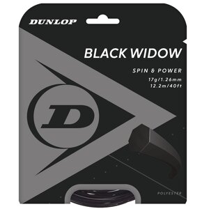 Струна теннисная Dunlop Black Widow 1.26/12.2 м (черный) (арт. 624850) в Минске от компании Интернет-магазин товаров для спорта и туризма ГРИФ-СПОРТ