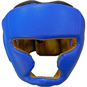 Шлем боксерский Vimpex Sport ПУ (синий) (арт. 5045)