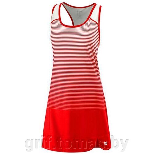 Платье спортивное женское Wilson Team Match Dress Women (красный/белый) (арт. WRA781702) от компании Интернет-магазин товаров для спорта и туризма ГРИФ-СПОРТ - фото 1