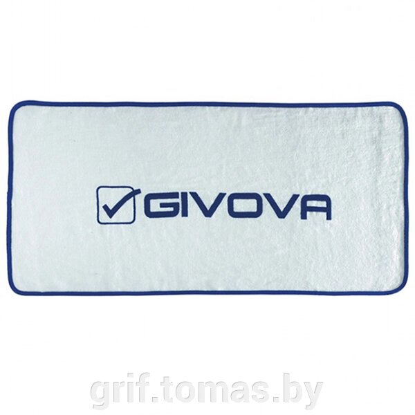Полотенце махровое Givova Telo Small 45 x 95 см (белый) (арт. ACC03) от компании Интернет-магазин товаров для спорта и туризма ГРИФ-СПОРТ - фото 1
