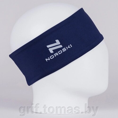 Повязка головная Nordski Warm (синий) (арт. NSV231021-OFSA) от компании Интернет-магазин товаров для спорта и туризма ГРИФ-СПОРТ - фото 1