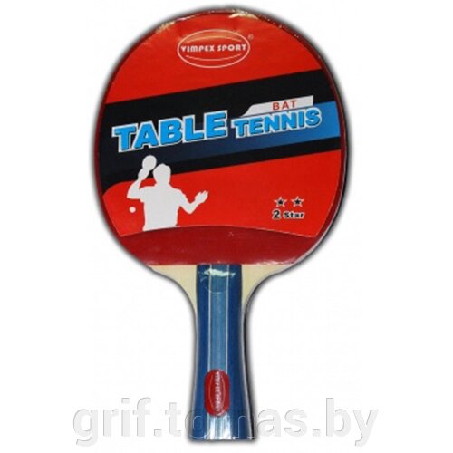 Ракетка для настольного тенниса Vimpex Sport 2* (арт. R3015) от компании Интернет-магазин товаров для спорта и туризма ГРИФ-СПОРТ - фото 1