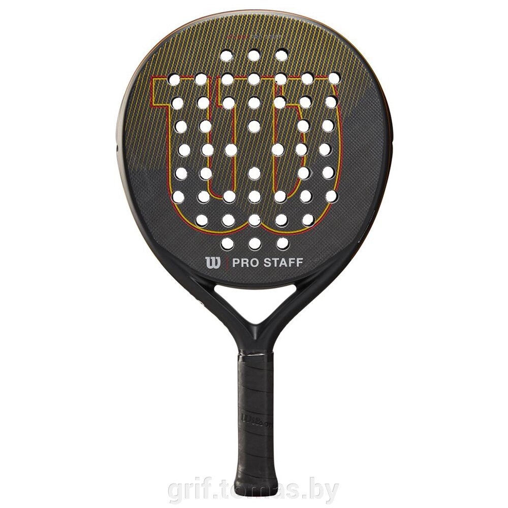 Ракетка для падел тенниса Wilson Pro Staff V2 Padel  (арт. WR112111U2) от компании Интернет-магазин товаров для спорта и туризма ГРИФ-СПОРТ - фото 1