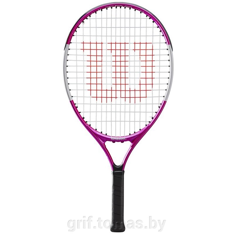 Ракетка теннисная Wilson Ultra Pink 21 (арт. WR028010U) от компании Интернет-магазин товаров для спорта и туризма ГРИФ-СПОРТ - фото 1