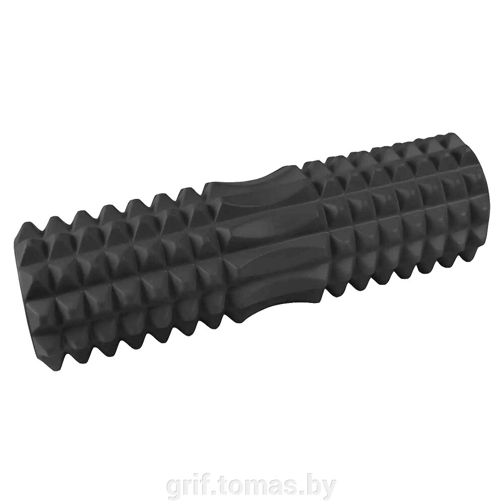 Ролик для йоги массажный Cliff 45х13 см (черный) (арт. CF-125-BK) от компании Интернет-магазин товаров для спорта и туризма ГРИФ-СПОРТ - фото 1