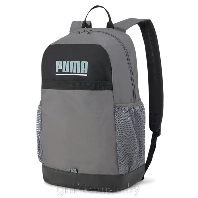 Рюкзак спортивный Puma Plus Backpack (серый/черный) (арт. 07961502-X) от компании Интернет-магазин товаров для спорта и туризма ГРИФ-СПОРТ - фото 1