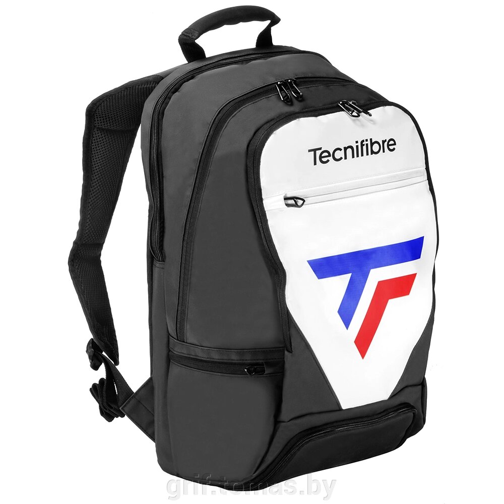 Рюкзак теннисный Tecnifibre Tour Endurance (черный/белый) (арт. 40TOUWHIBP) от компании Интернет-магазин товаров для спорта и туризма ГРИФ-СПОРТ - фото 1
