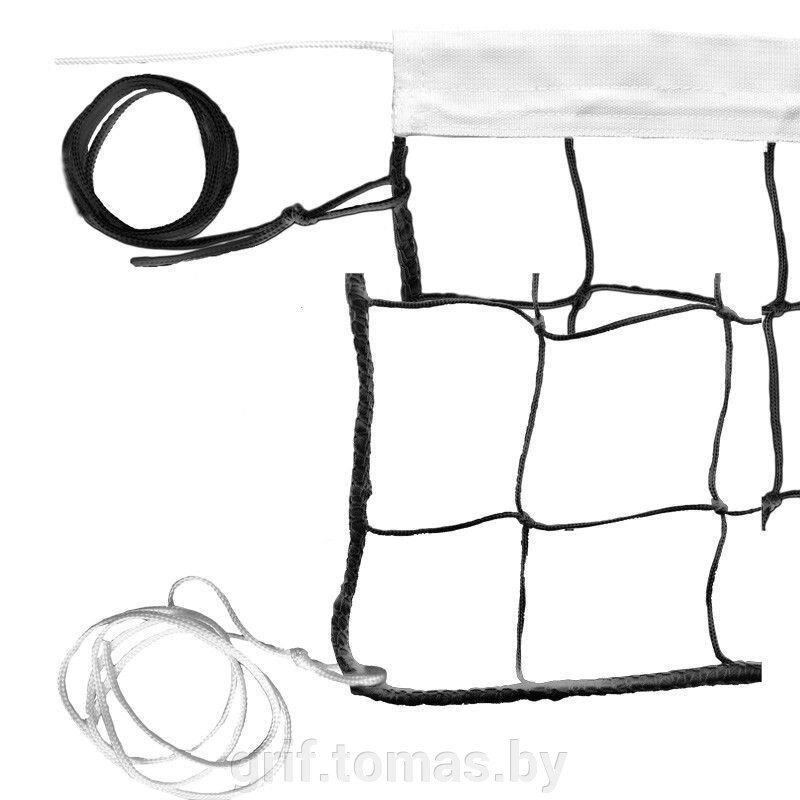 Сетка волейбольная с тросом (арт. FS-V-№3.1) от компании Интернет-магазин товаров для спорта и туризма ГРИФ-СПОРТ - фото 1