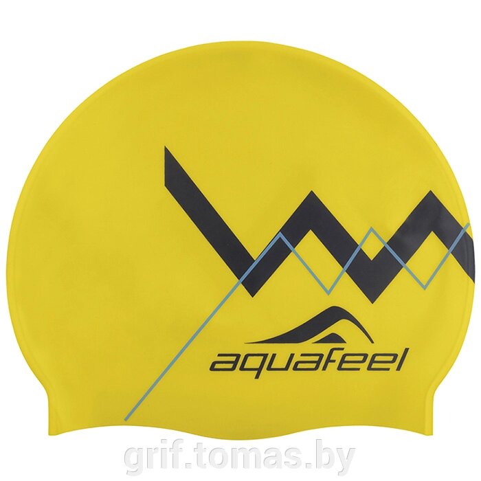 Шапочка для плавания Aquafeel (желтый) (арт. 30502-30) от компании Интернет-магазин товаров для спорта и туризма ГРИФ-СПОРТ - фото 1