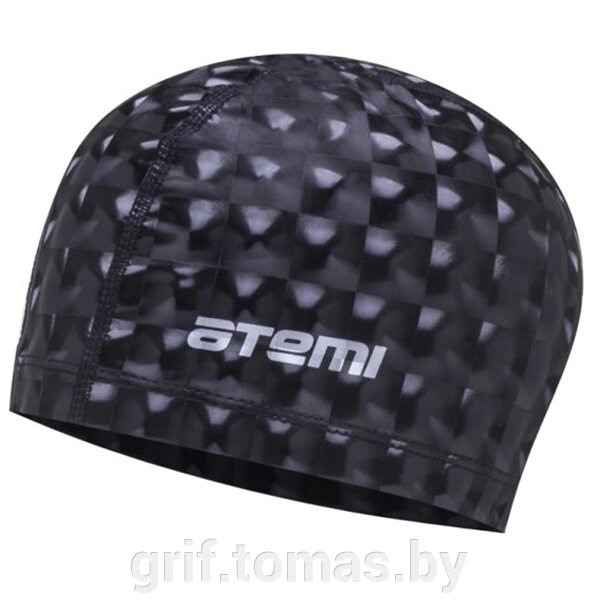 Шапочка для плавания Atemi (черный) (арт. PU200) от компании Интернет-магазин товаров для спорта и туризма ГРИФ-СПОРТ - фото 1
