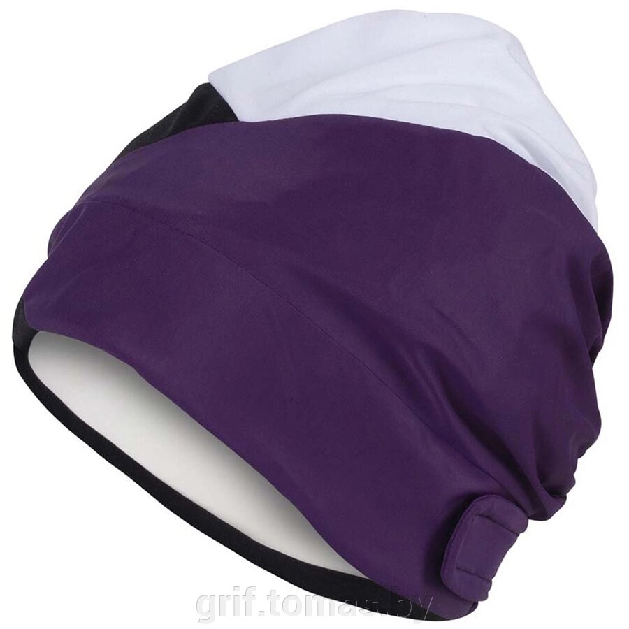Шапочка для плавания Fashy (фиолетовый/белый/черный) (арт. 3465-55) от компании Интернет-магазин товаров для спорта и туризма ГРИФ-СПОРТ - фото 1