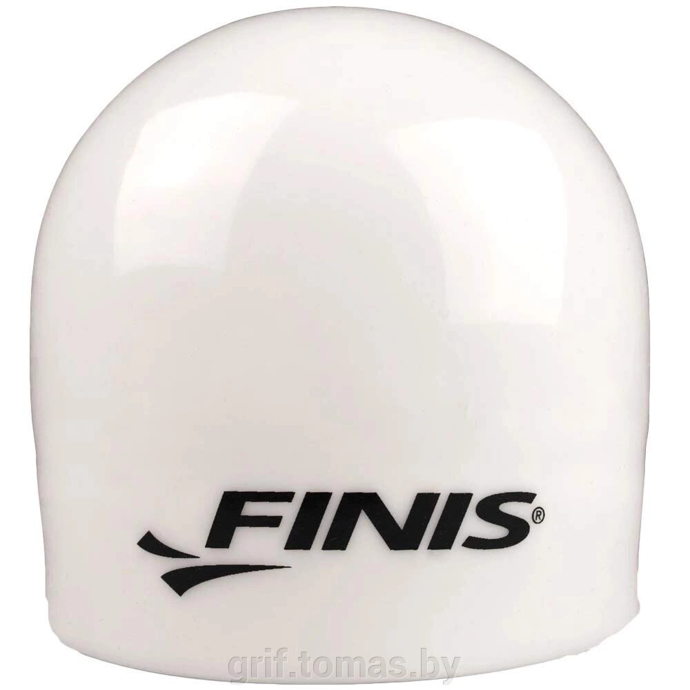 Шапочка для плавания стартовая Finis Dome (белый) (арт. 3.25.029.100) от компании Интернет-магазин товаров для спорта и туризма ГРИФ-СПОРТ - фото 1