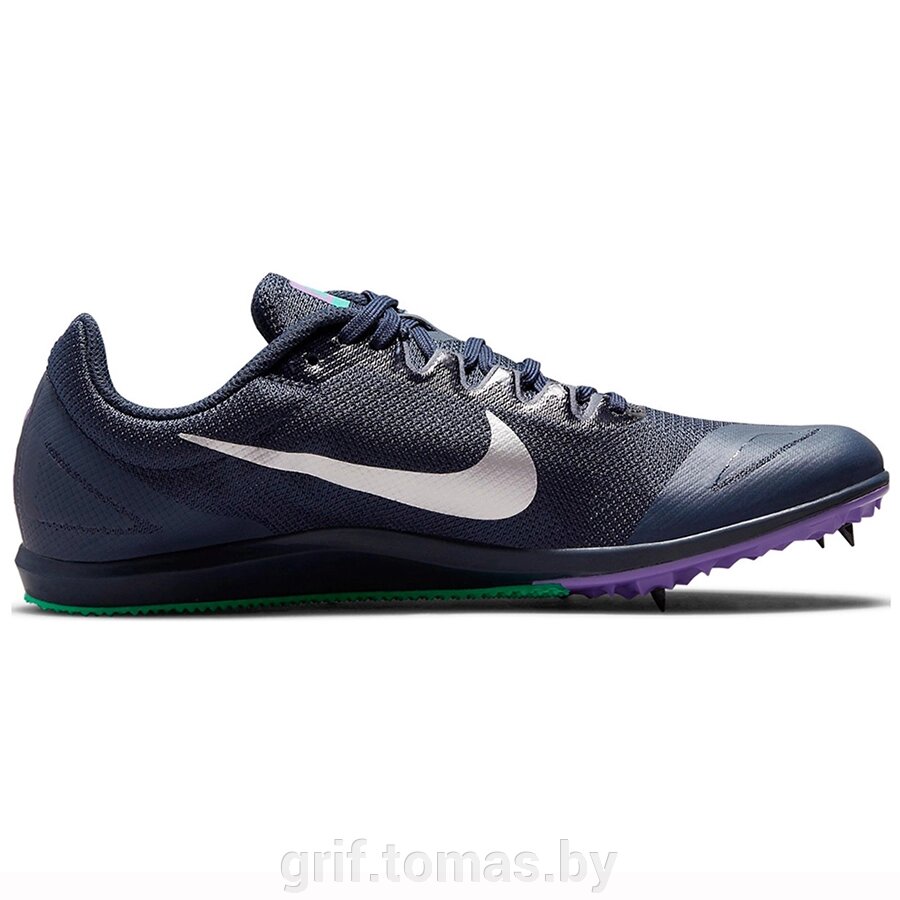 Шиповки беговые Nike Zoom Rival D 10 (синий) (арт. 907566-406) от компании Интернет-магазин товаров для спорта и туризма ГРИФ-СПОРТ - фото 1