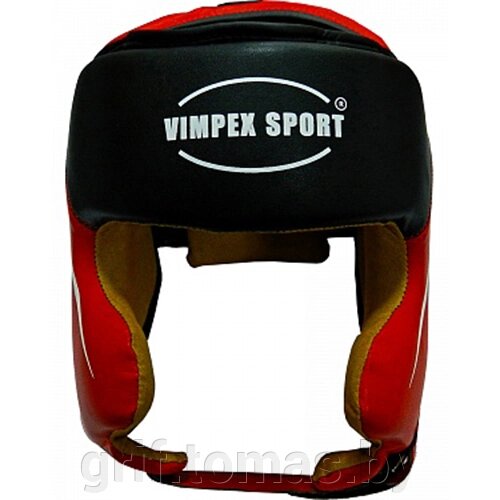 Шлем боксерский Vimpex Sport ПУ (красный) (арт. 5041) от компании Интернет-магазин товаров для спорта и туризма ГРИФ-СПОРТ - фото 1