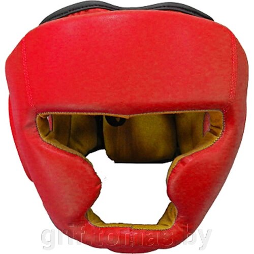 Шлем боксерский Vimpex Sport ПУ (красный) (арт. 5045) от компании Интернет-магазин товаров для спорта и туризма ГРИФ-СПОРТ - фото 1