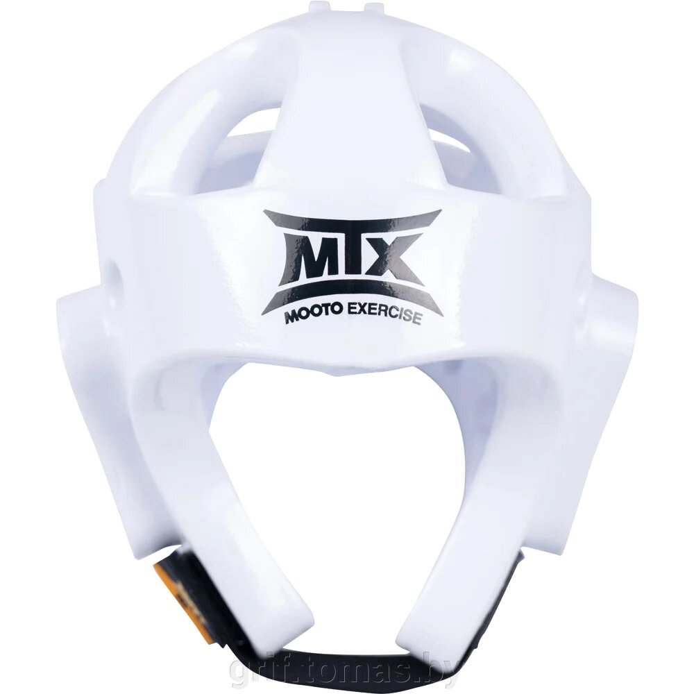 Шлем тхэквондо WT Mooto MTX (белый) (арт. 1393) от компании Интернет-магазин товаров для спорта и туризма ГРИФ-СПОРТ - фото 1