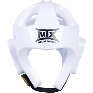 Шлем тхэквондо WT Mooto MTX (белый) (арт. 1393)