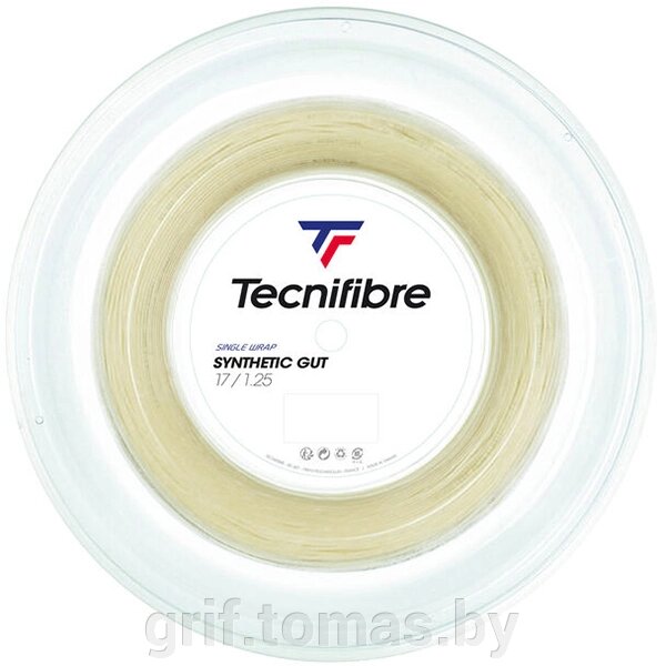 Струна теннисная Tecnifibre Synthetic Gut 1.35/200 м (натуральный) (арт. 05RSYNT135) от компании Интернет-магазин товаров для спорта и туризма ГРИФ-СПОРТ - фото 1