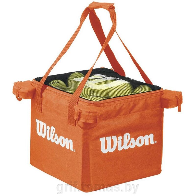 Сумка для мячей Wilson Teaching Cart (оранжевый) (арт. WRZ541100) от компании Интернет-магазин товаров для спорта и туризма ГРИФ-СПОРТ - фото 1