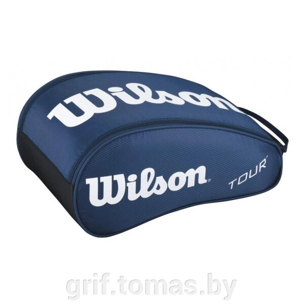 Сумка для обуви Wilson Tour Shoe Bag II (синий) (арт. WRZ841487) от компании Интернет-магазин товаров для спорта и туризма ГРИФ-СПОРТ - фото 1