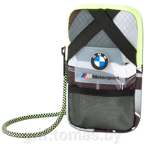 Сумка-кошелек Puma BMW M Motorsport Street Wallet (черный/серый) (арт. 05403401-X) от компании Интернет-магазин товаров для спорта и туризма ГРИФ-СПОРТ - фото 1