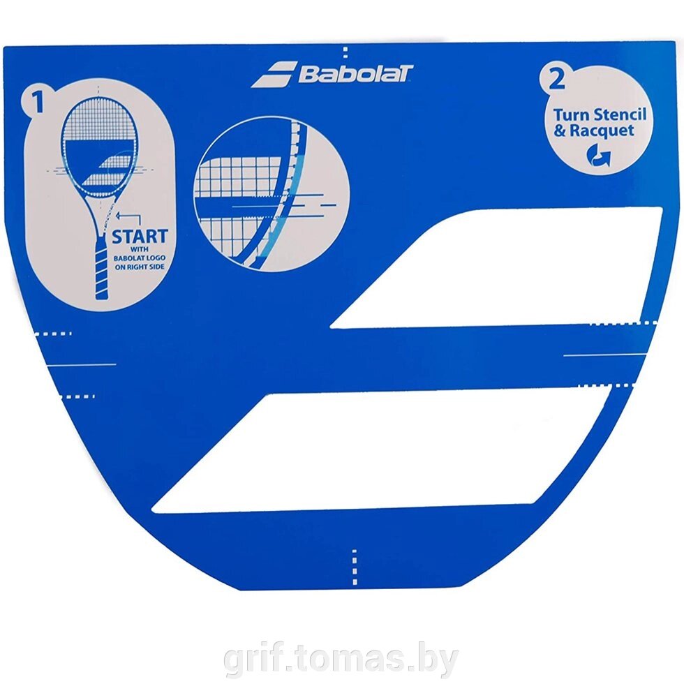 Трафарет Babolat Stencil Logo Tennis (арт. 860109) от компании Интернет-магазин товаров для спорта и туризма ГРИФ-СПОРТ - фото 1