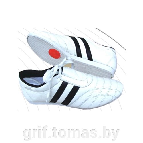 Туфли для таэквондо (степки) Vimpex Sport кожа (арт. 4684) от компании Интернет-магазин товаров для спорта и туризма ГРИФ-СПОРТ - фото 1