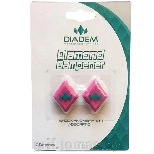 Виброгаситель Diadem Diamond Dampener (розовый) (арт. DD-2-PK/PK) от компании Интернет-магазин товаров для спорта и туризма ГРИФ-СПОРТ - фото 1