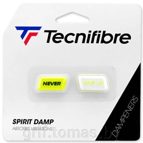 Виброгаситель Tecnifibre Spirit Damp Neon (желтый/белый) (арт. 53SPIRNEON) от компании Интернет-магазин товаров для спорта и туризма ГРИФ-СПОРТ - фото 1