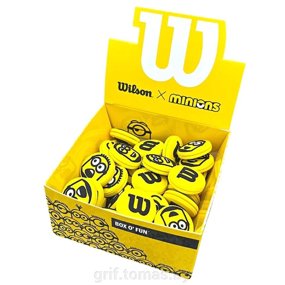 Виброгаситель Wilson Minions 3.0 Dampener (ассорти) (арт. WR8417901001) от компании Интернет-магазин товаров для спорта и туризма ГРИФ-СПОРТ - фото 1