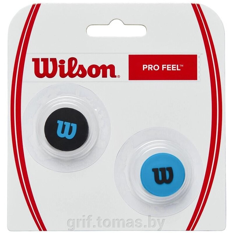 Виброгаситель Wilson Pro Feel Ultra Dampener (черный/синий) (арт. WR8405801001) от компании Интернет-магазин товаров для спорта и туризма ГРИФ-СПОРТ - фото 1