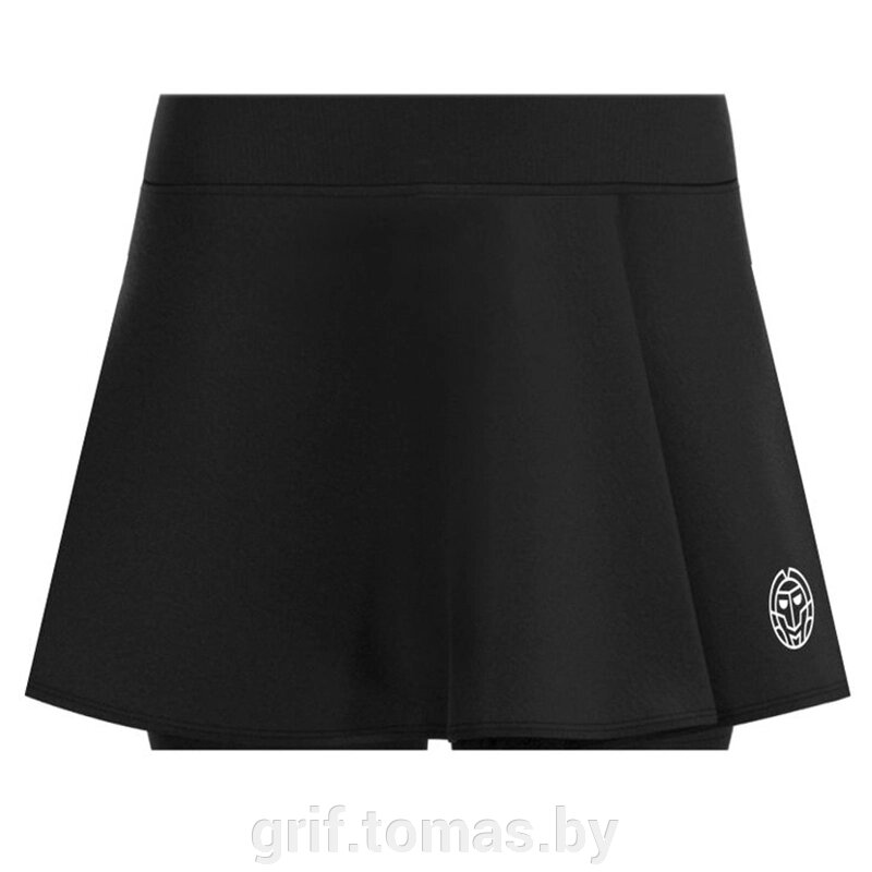 Юбка-шорты теннисная женская Bidi Badu Crew Wavy Skort (черный) (арт. W1390001-BK) от компании Интернет-магазин товаров для спорта и туризма ГРИФ-СПОРТ - фото 1