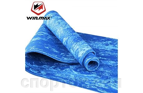 Коврик для занятия йогой Winmax 183x61x0,8 см (голубой), TPE , WMF73304D от компании Интернет-магазин «SportОК» - фото 1